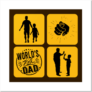 World's Best Dad Ever | Happy Father's Day Posters and Art